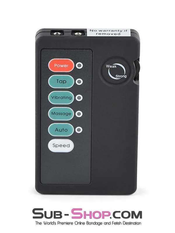 0842RS-SIS      Sissy Slave Sub-Shock Black Electro Stim Power Box