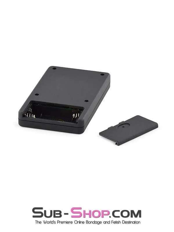 0842RS-SIS      Sissy Slave Sub-Shock Black Electro Stim Power Box