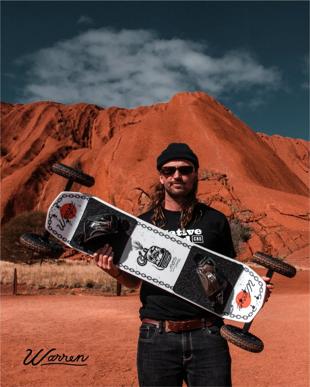10406 - MBS Pro Warren III Mountainboard - Snake