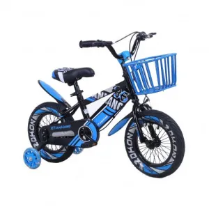 16 Inch Tires | Thunders Kids Bicycle | Blue or Yellow | Ages 2-6 | Tough Steel Frame | Elegant & Smooth Ride