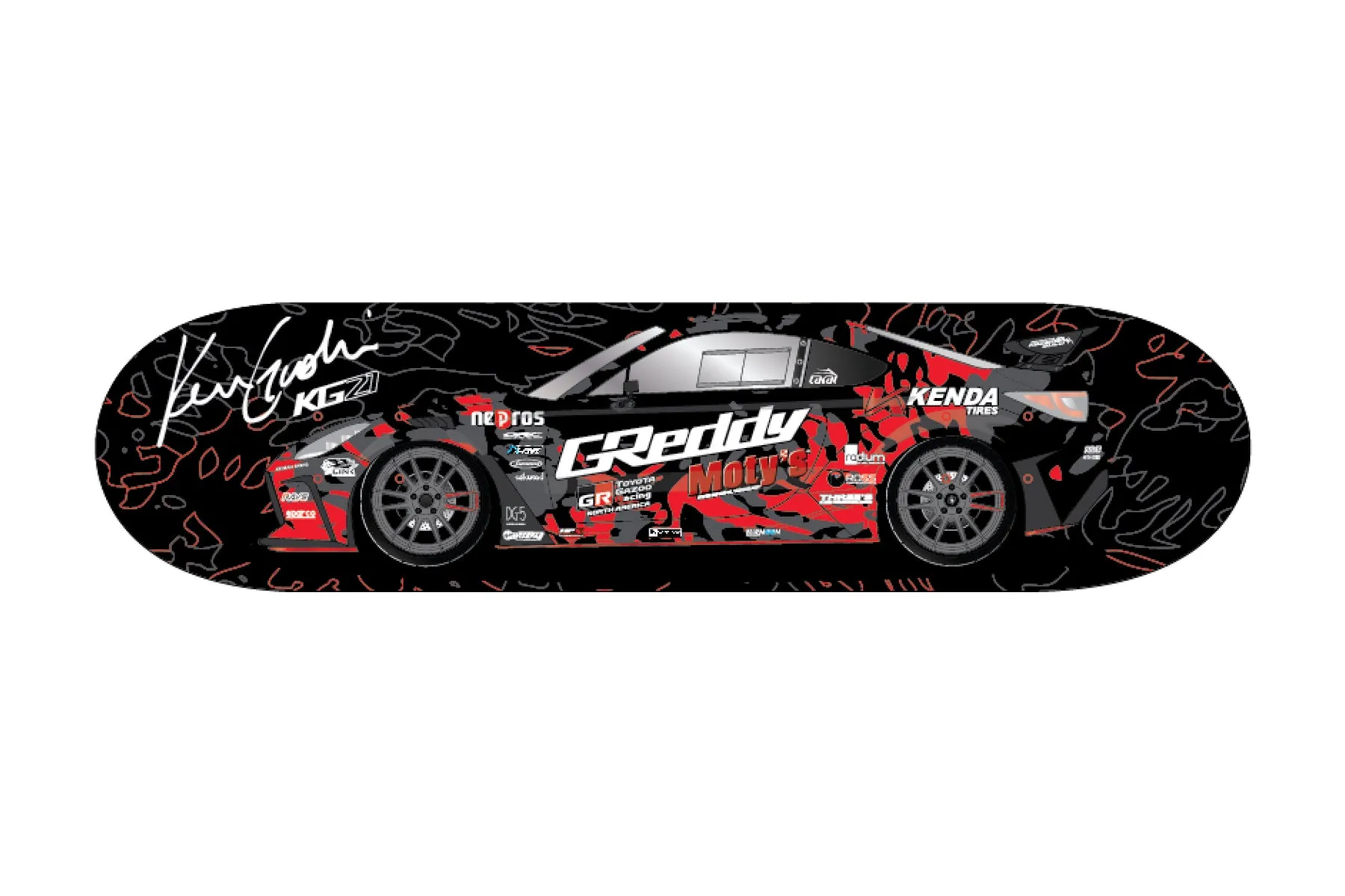 2024 K.Gushi Team FD GR86 Skate Deck