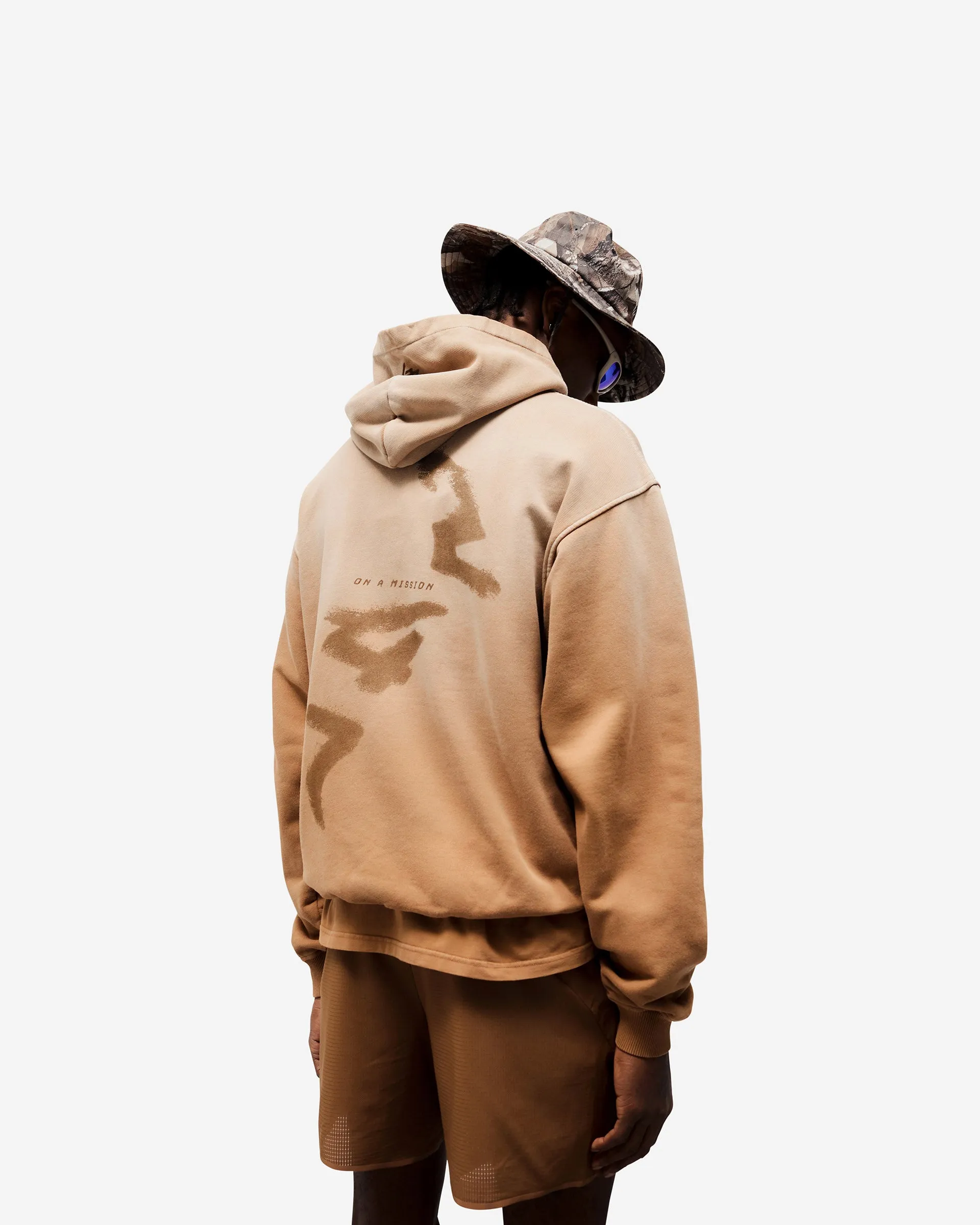 247 Motion Oversized Hoodie - Rust