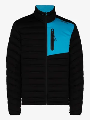 2XU Pursuit Insulation Jacket, Herren, Black/Aqua