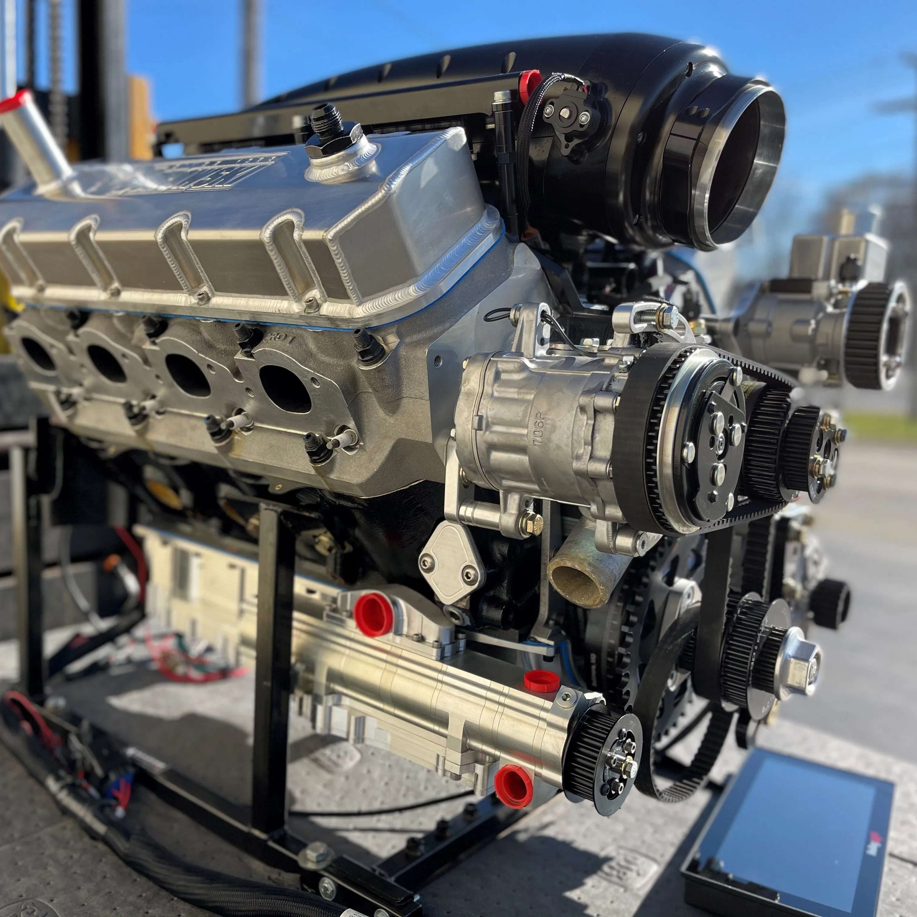 3,000 hp rated, R/T Twin Turbo Big Block Chevy Engine, Complete