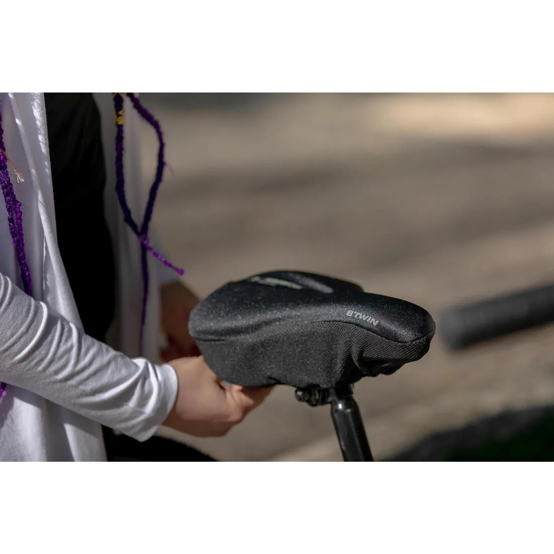 500 Saddle Cover MemoryFoam - Size L - Black