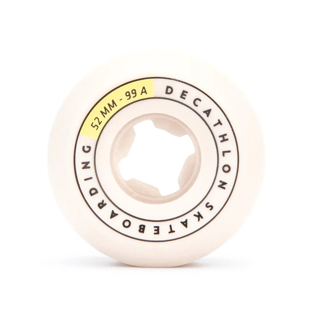 56 mm 99A Conical Skateboard Wheels 4-Pack - Ivory