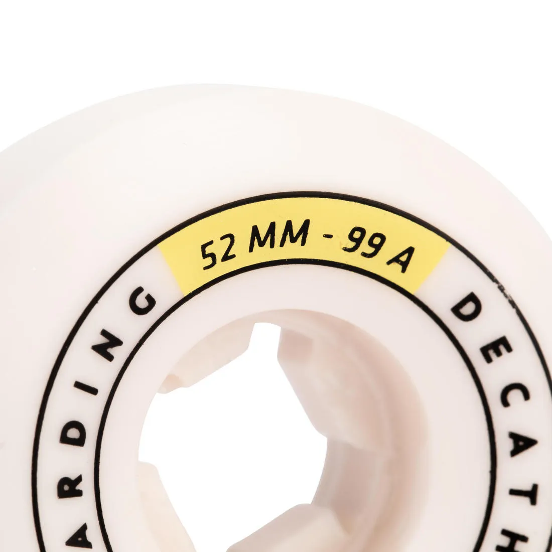 56 mm 99A Conical Skateboard Wheels 4-Pack - Ivory