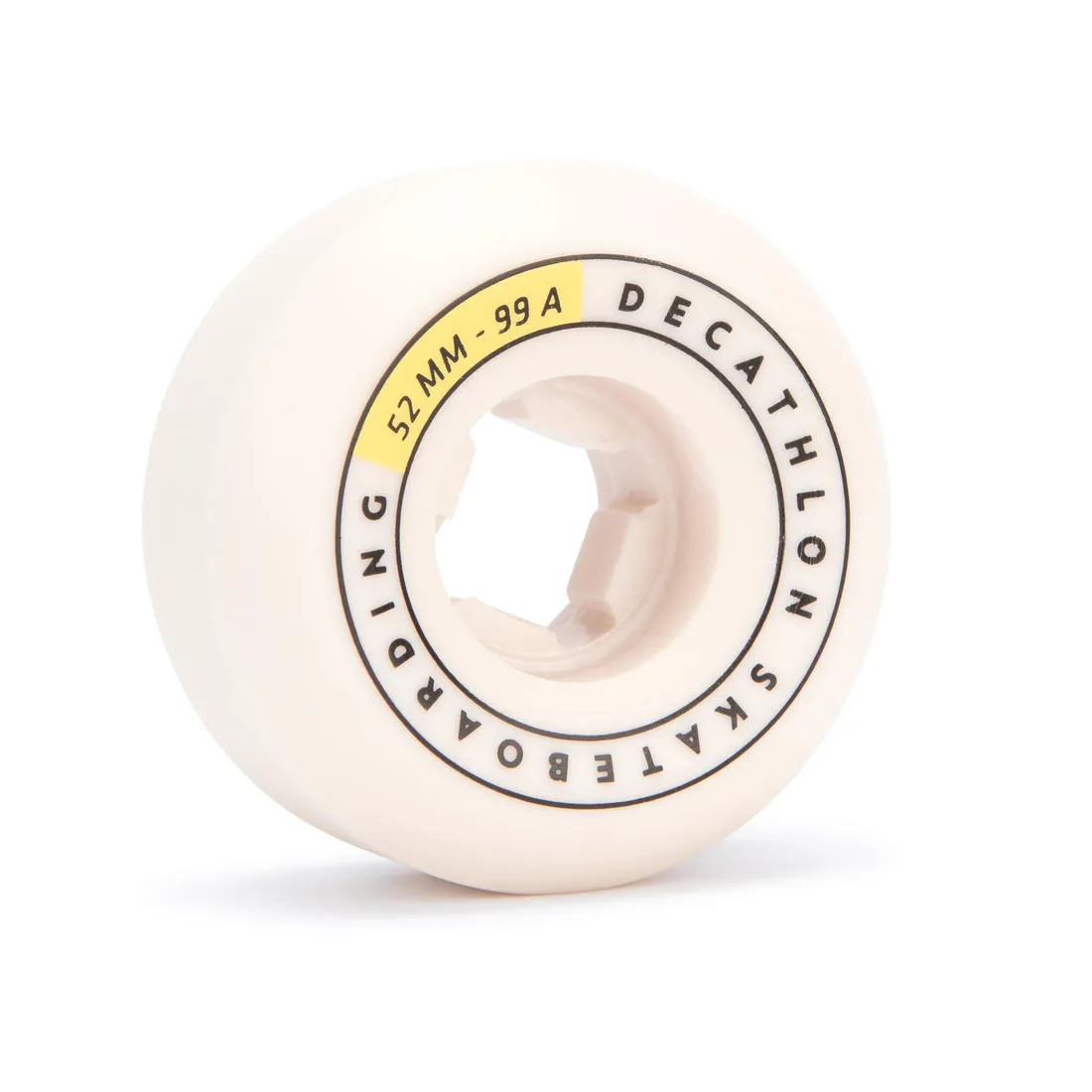 56 mm 99A Conical Skateboard Wheels 4-Pack - Ivory