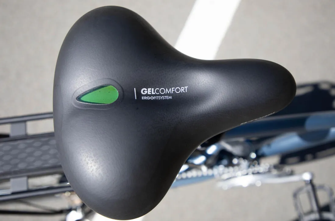 90° XL Gel City Bike Saddle