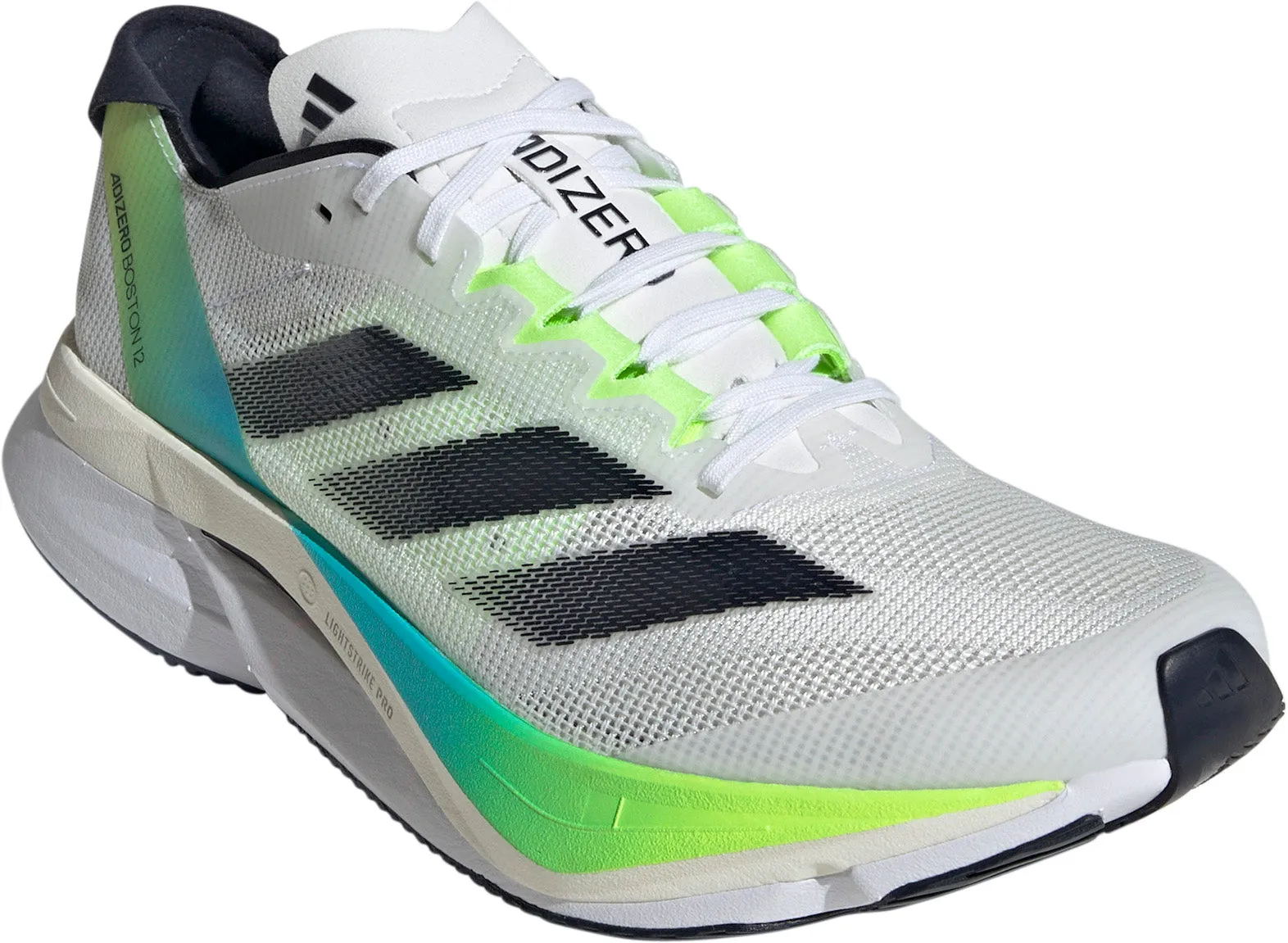 adidas Adizero Boston 12 Womens Running Shoes - White