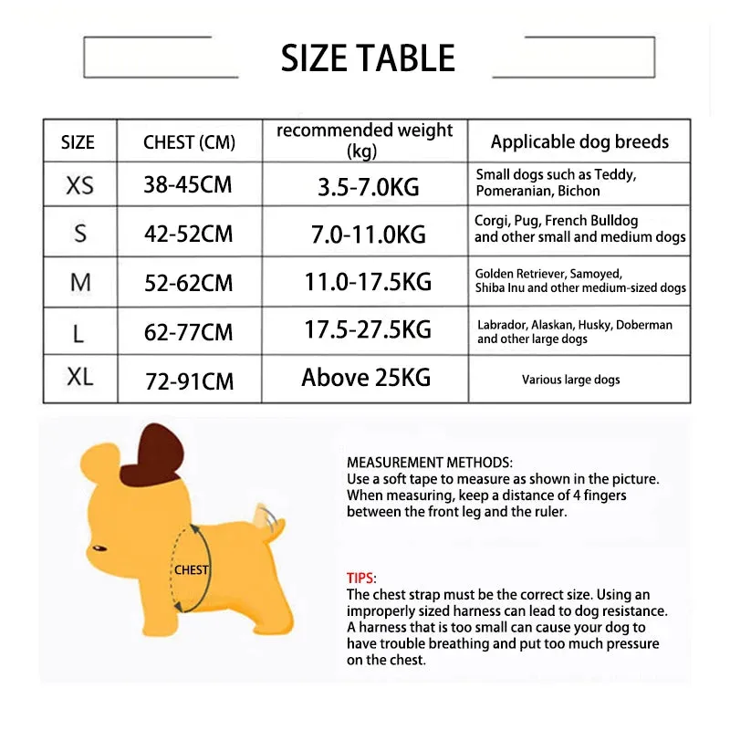Adjustable Nylon Dog Harness
