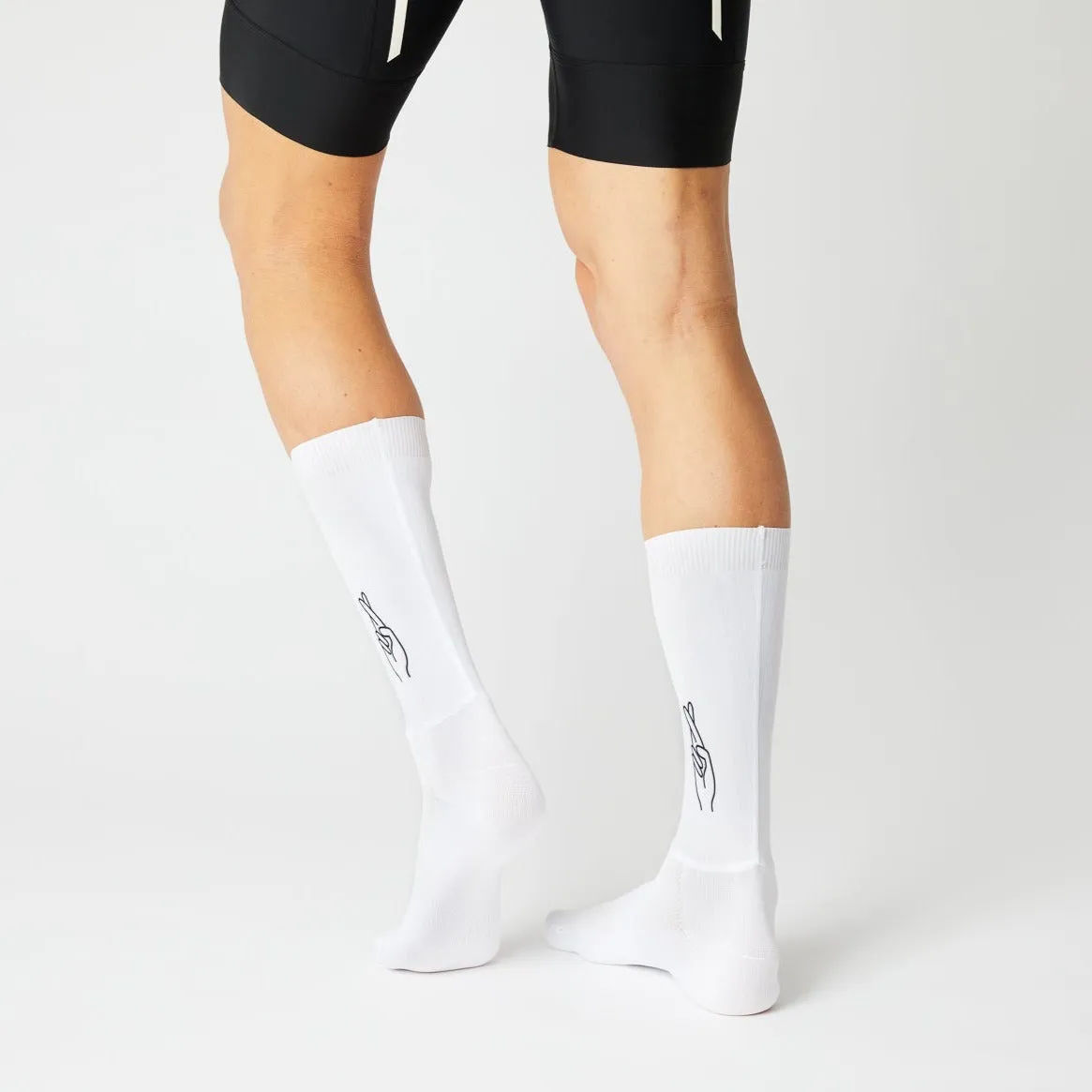 Aero Logo Socks - White