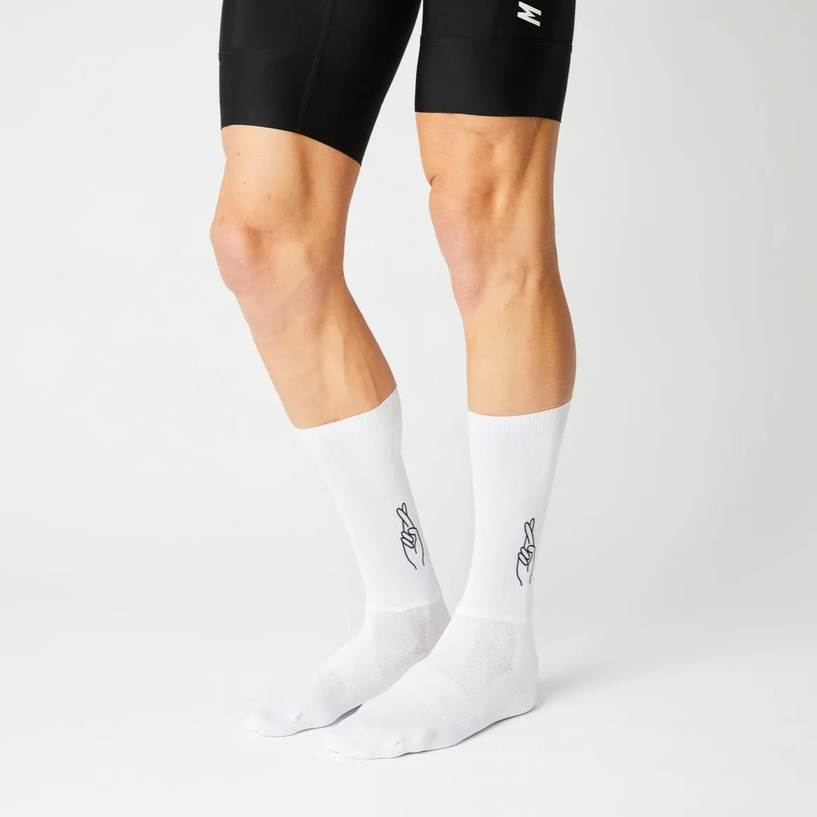 Aero Logo Socks - White