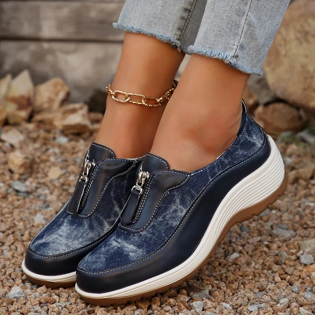 AeroStep™ | Women's Lightweight Wedge Sneakers | Breathable Fabric, Stylish Design & Comfortable Fit