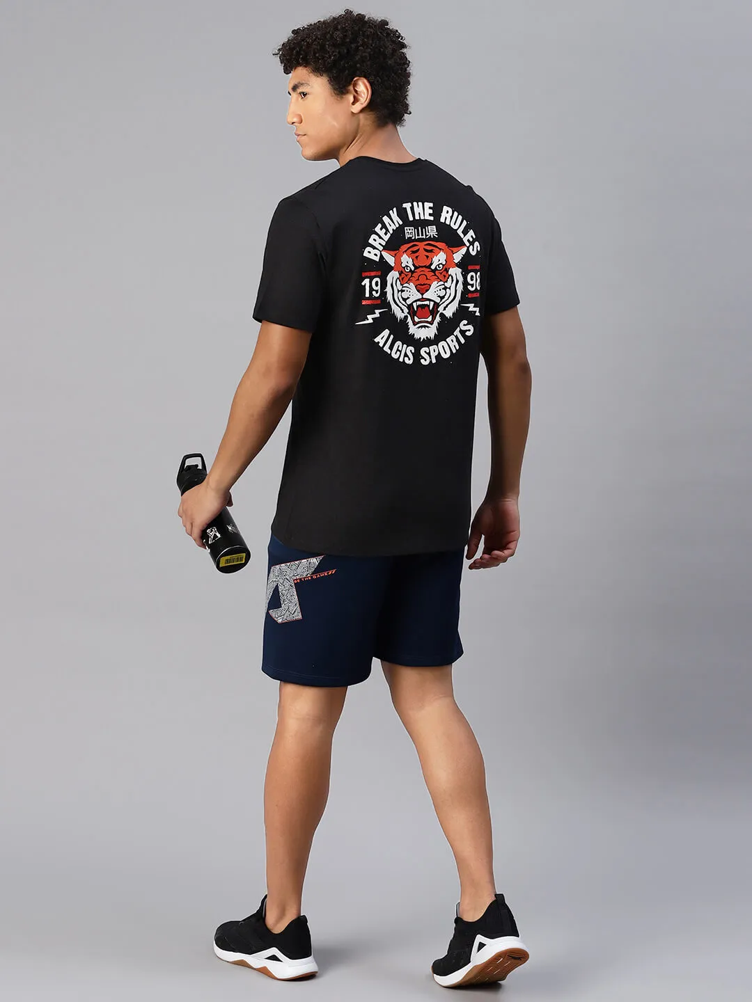 Alcis Men Typography Printed T-shirt