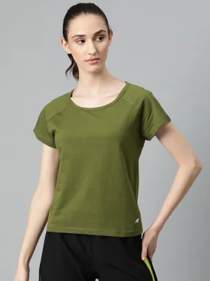 Alcis Women Solid T-shirt