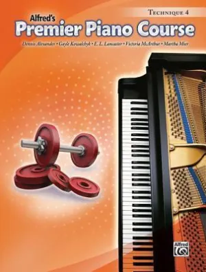 Alfred's Premier Piano Course, Technique 4