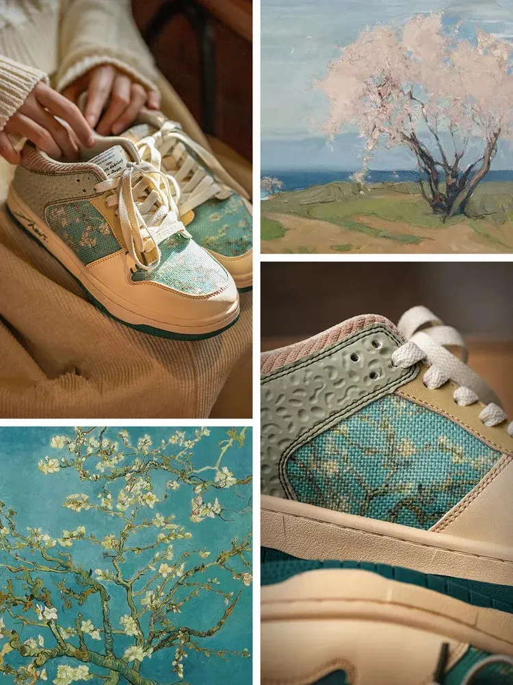 Almond Blossoms inspired Sneakers