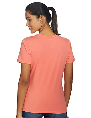 Amazon Brand - Inkast Denim Co. Women's Regular Work Utility T-Shirt (PAG106A_Blush & Pink & Blue S)