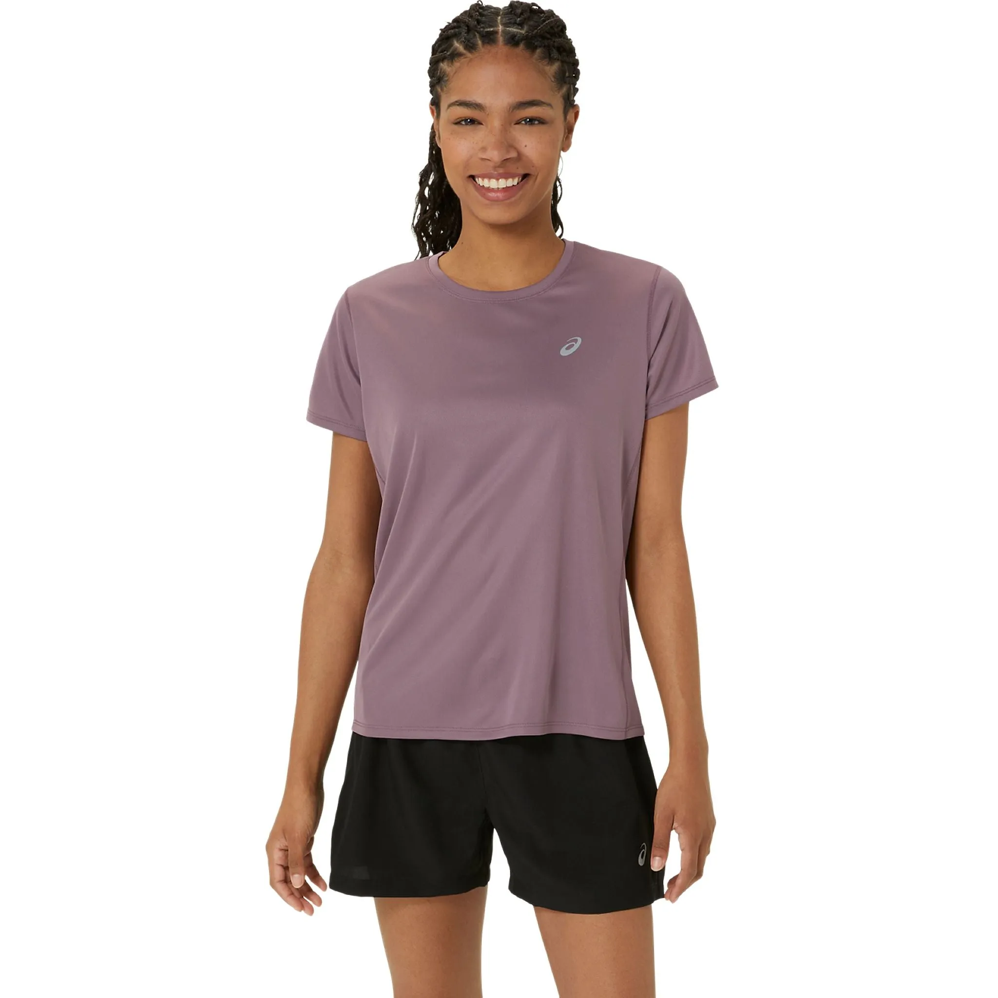 ASICS Silver Womens Running Tee