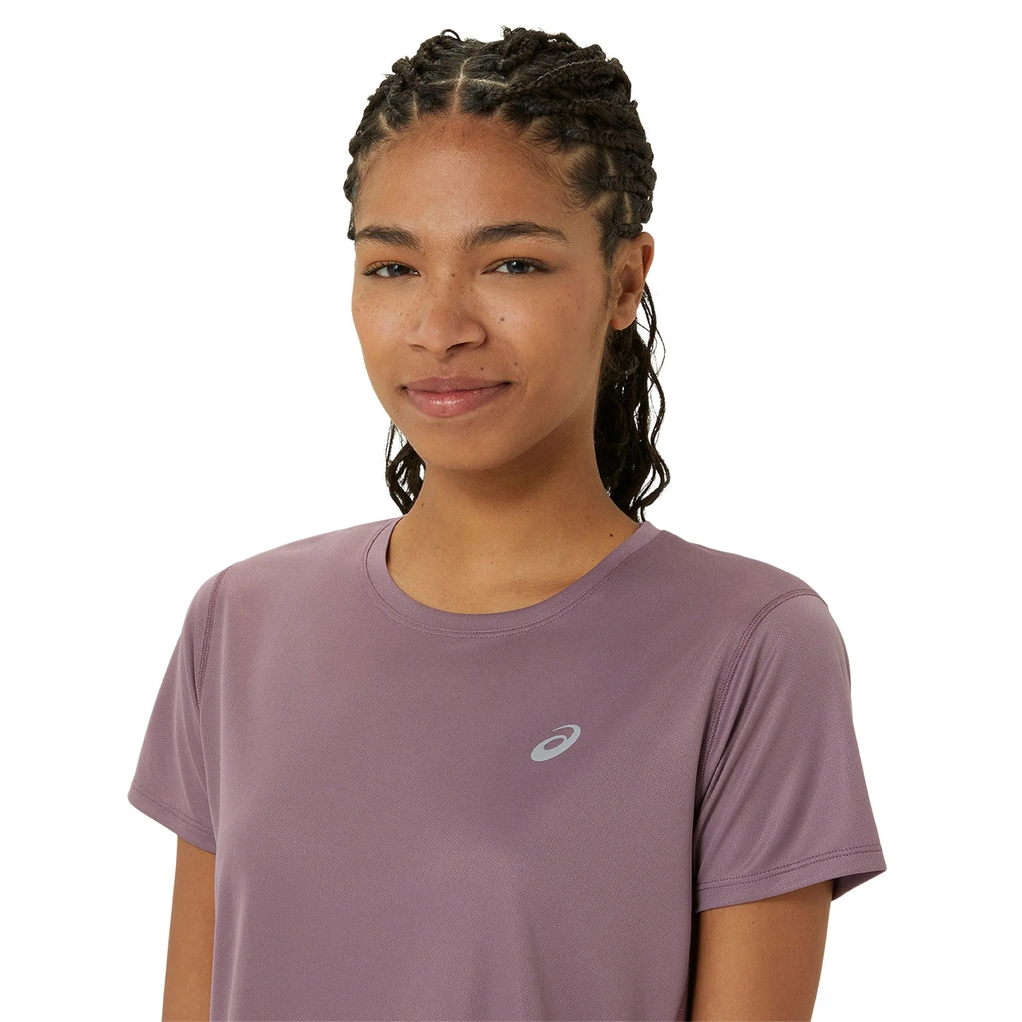 ASICS Silver Womens Running Tee