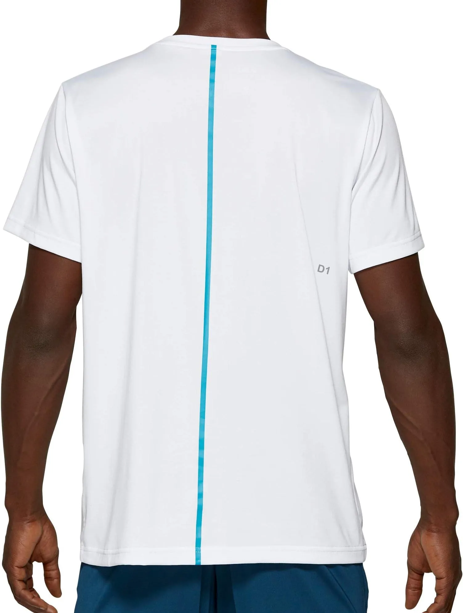 Asics Solution Dye GPX Short Sleeve Mens Running Top - White