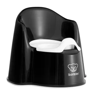 Baby Bjorn Potty Chair (Black/White)