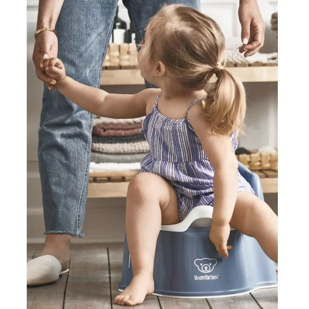 Baby Bjorn Potty Chair (Deep Blue/White)