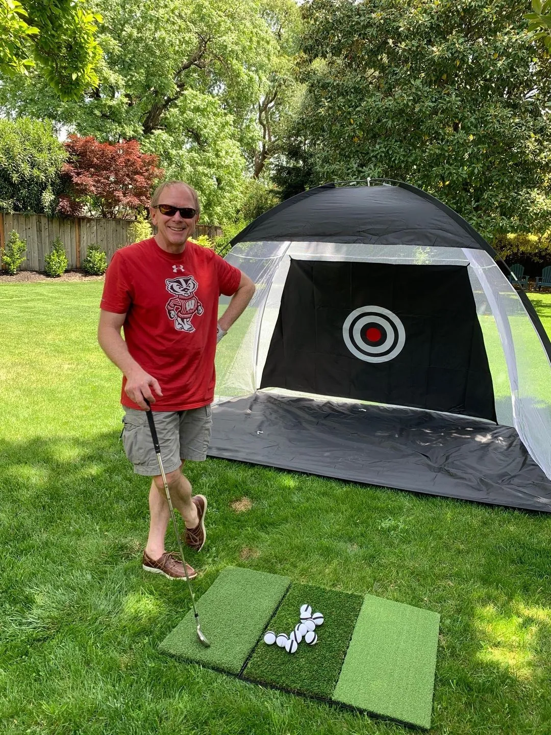 Backyard Golf Practice Net