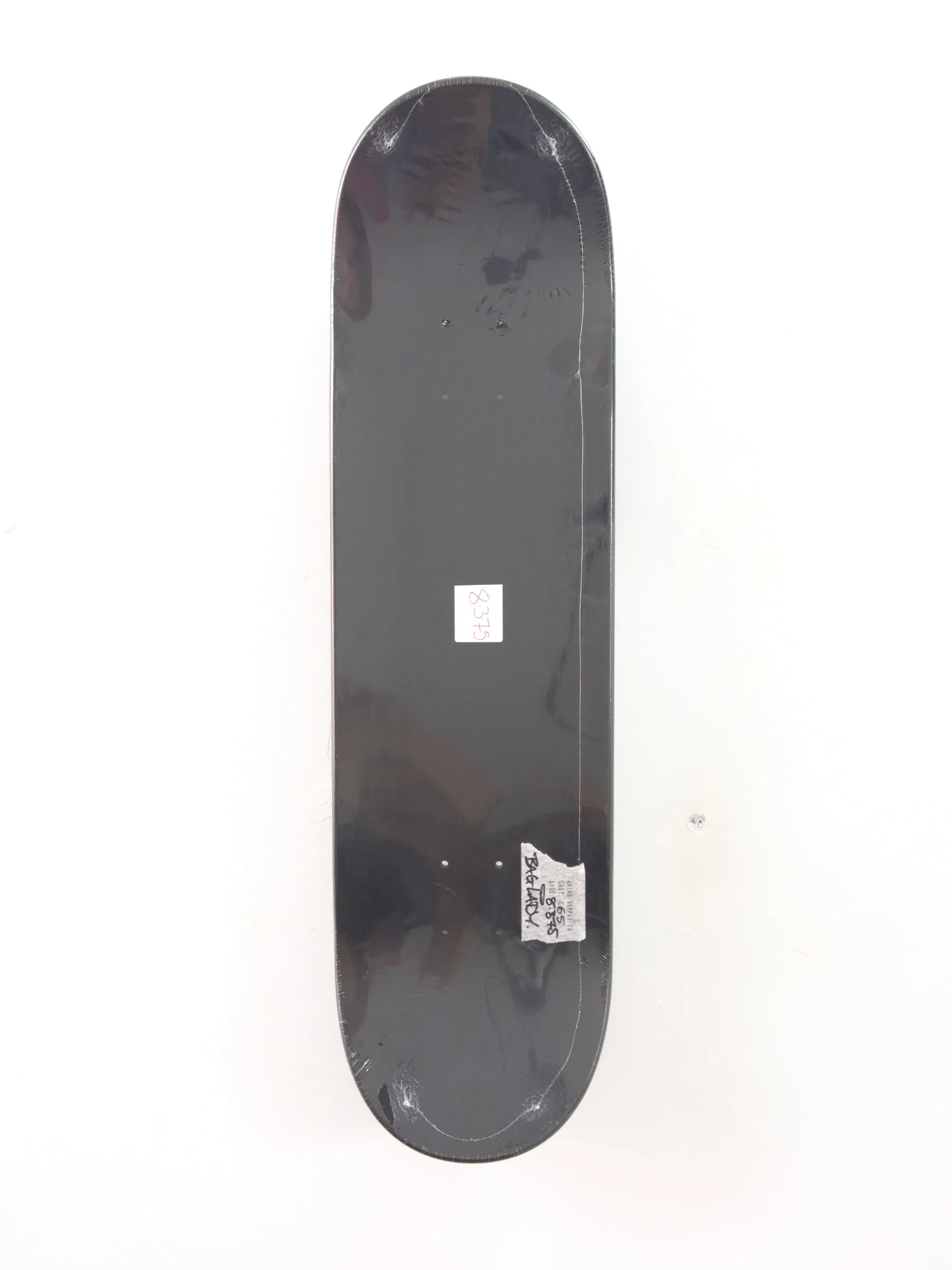 Bag Lady - Alien Head Skateboard Deck - Black Dip - 8.375 x 32 Medium Concave