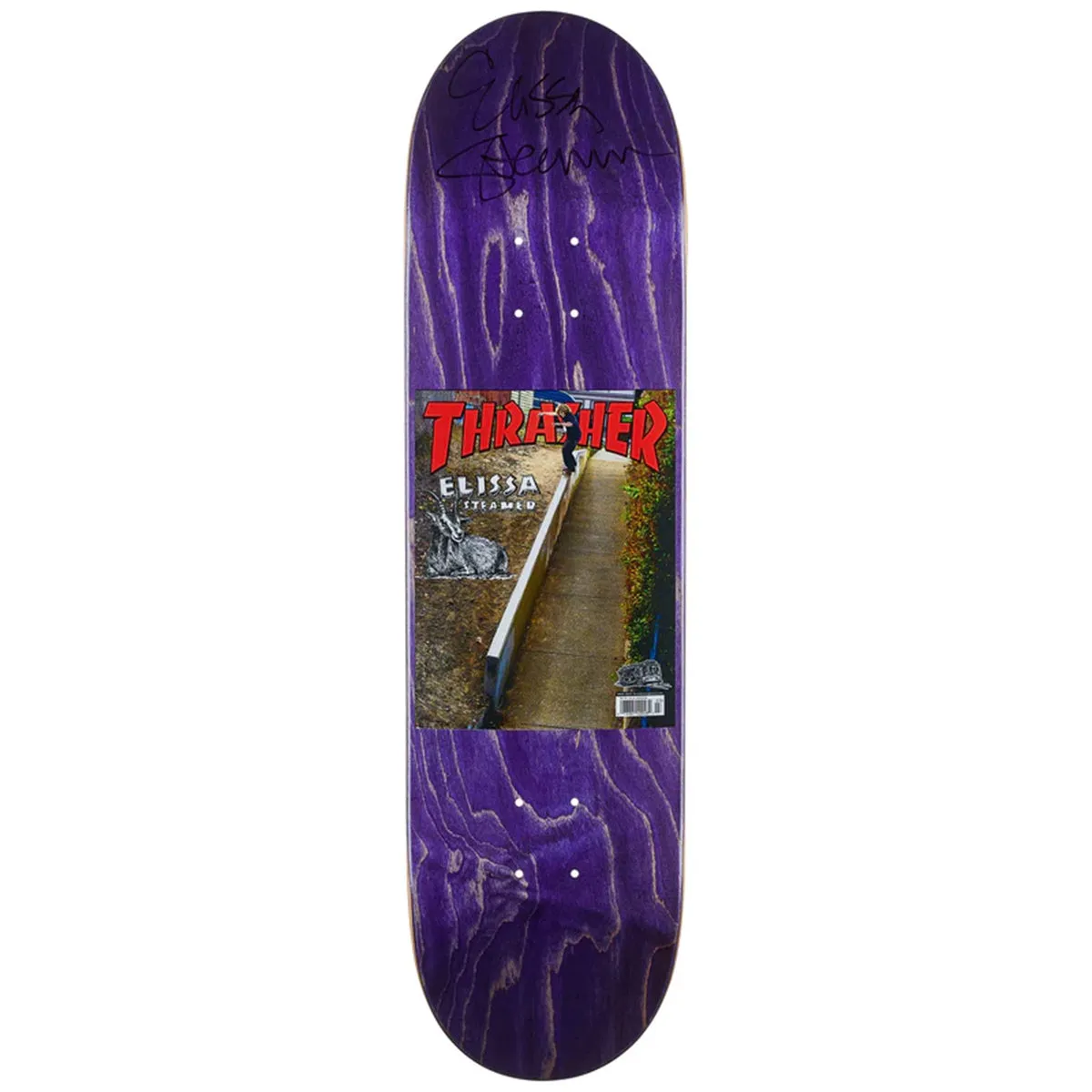 Baker - Elissa Steamer Signed Thrasher Cover 8.25 Skateboard Deck