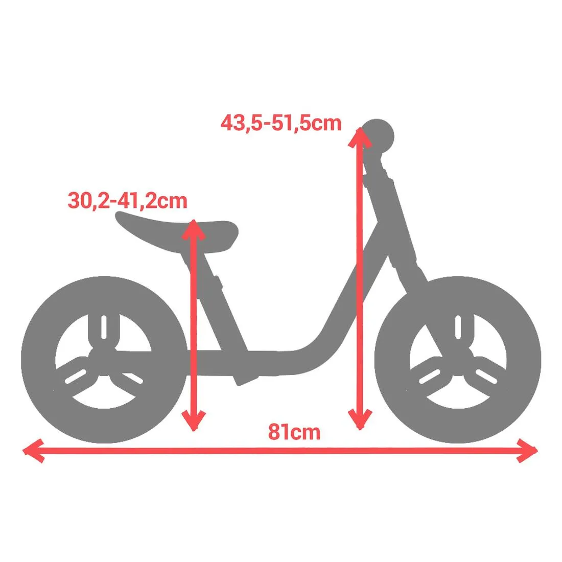 Balance Bike Runride 100 - White