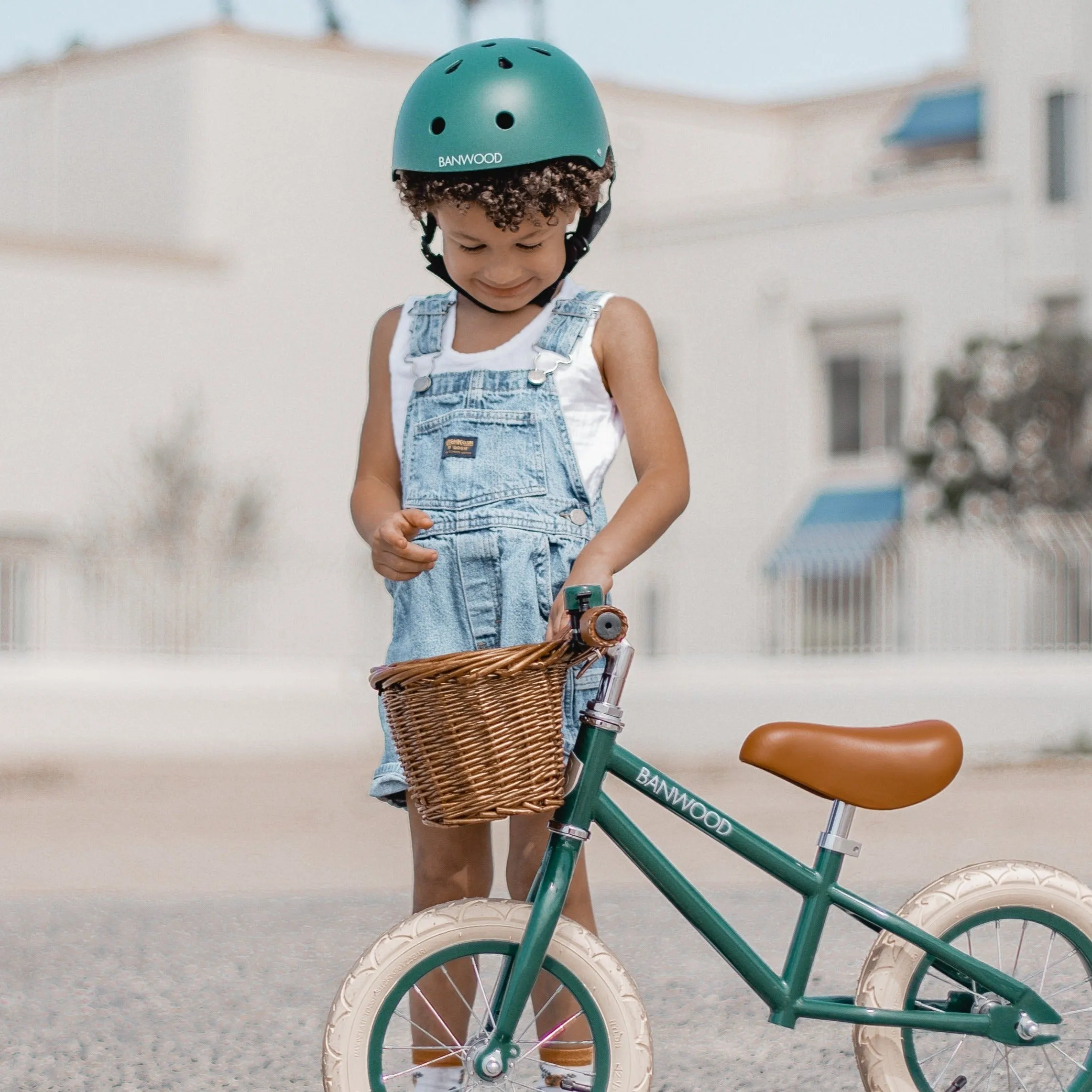 Banwood First Go! Balance Bike (Dark Green)