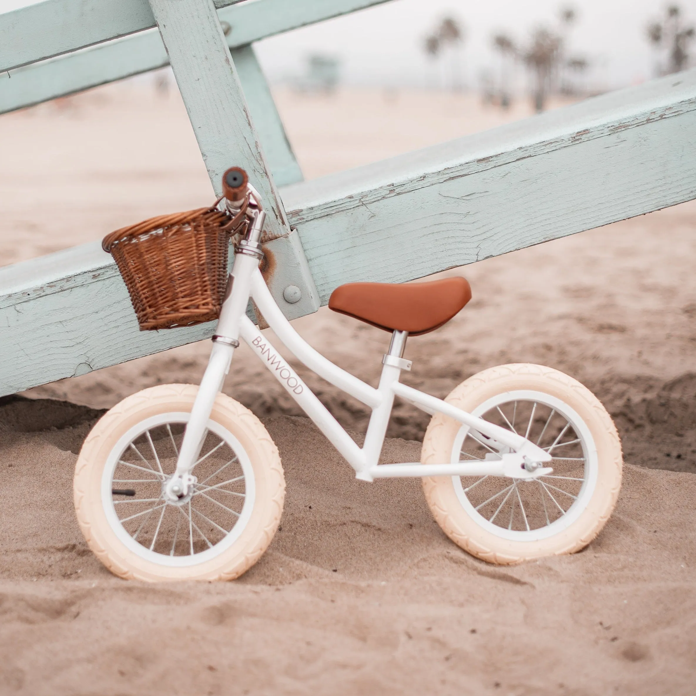 Banwood First GO! Balance Bike (White)