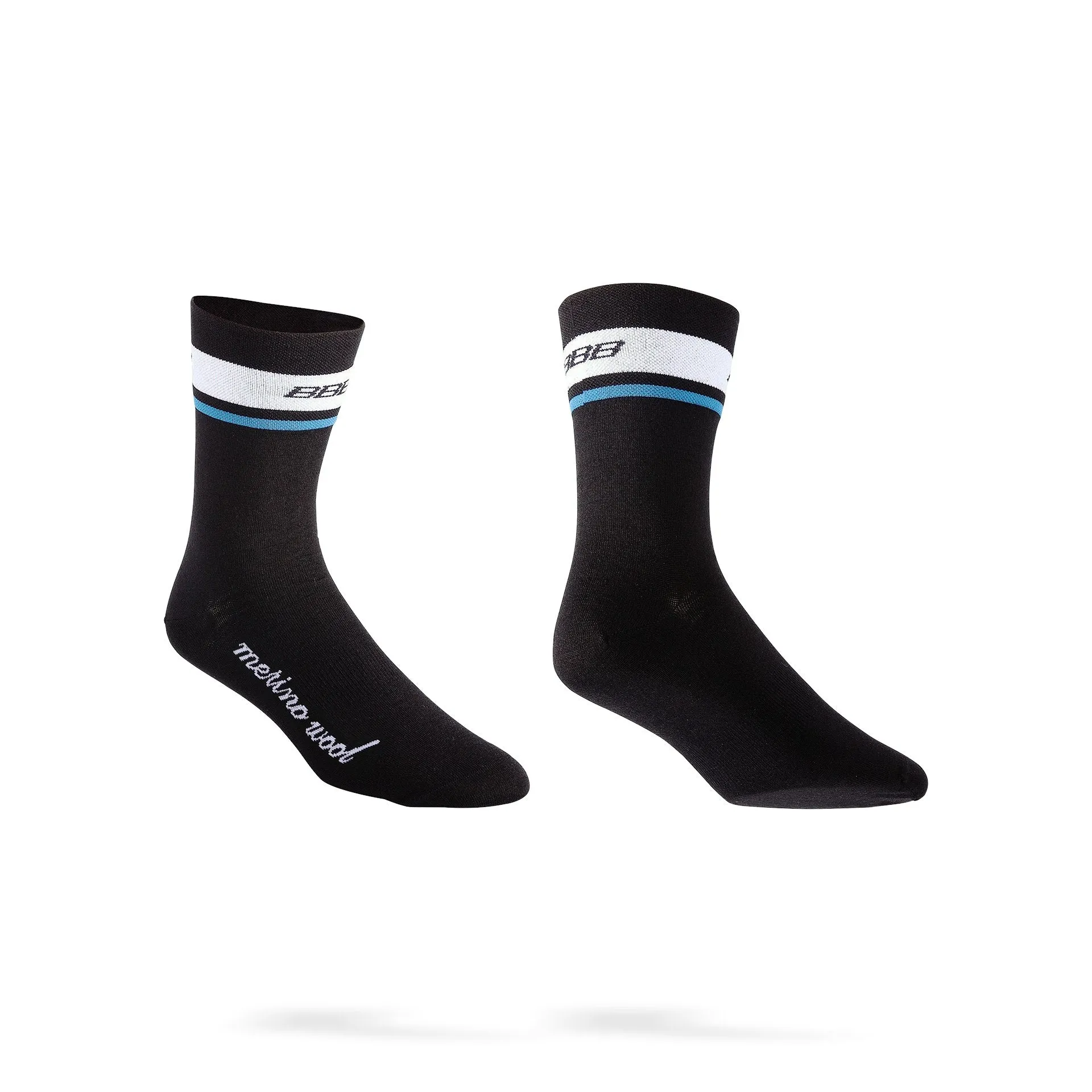 BBB Cycling MerinoFeet Socks 35-38 Euro Black