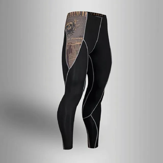 BEST NEW Mens Compression Set Running Tights Workout Fitness Training Tracksuit Long Sleeves