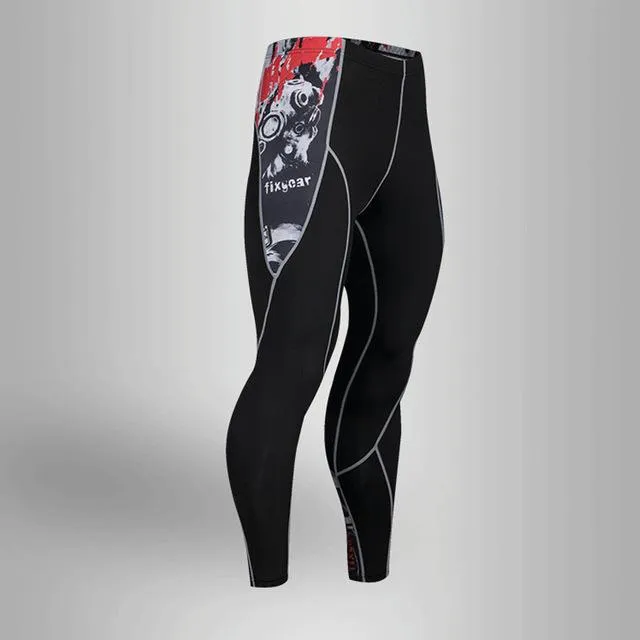 BEST NEW Mens Compression Set Running Tights Workout Fitness Training Tracksuit Long Sleeves