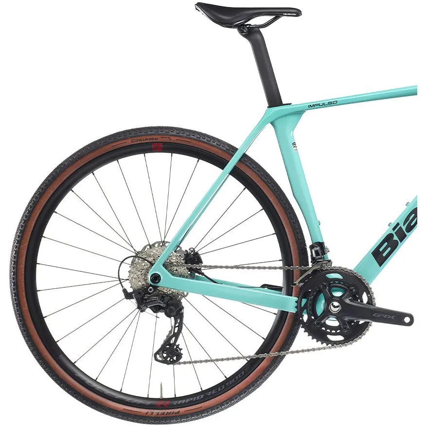 Bianchi Impulso Comp GRX610 Rapid Red 900 Carbon Gravel Bike 2025 - Celeste