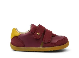 Bobux Step Up Riley Boysenberry   Chartreuse Trainers