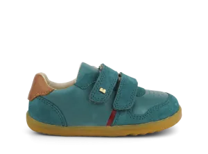 Bobux Step Up Riley Slate   Caramel Trainers