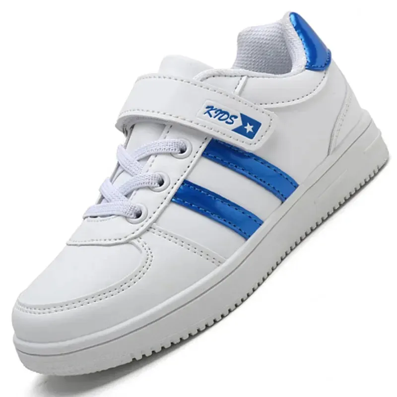 Boys White Mesh Sneakers - Stylish & Comfy