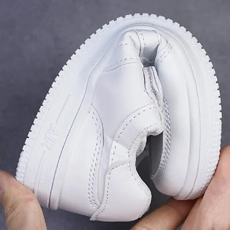 Boys White Mesh Sneakers - Stylish & Comfy