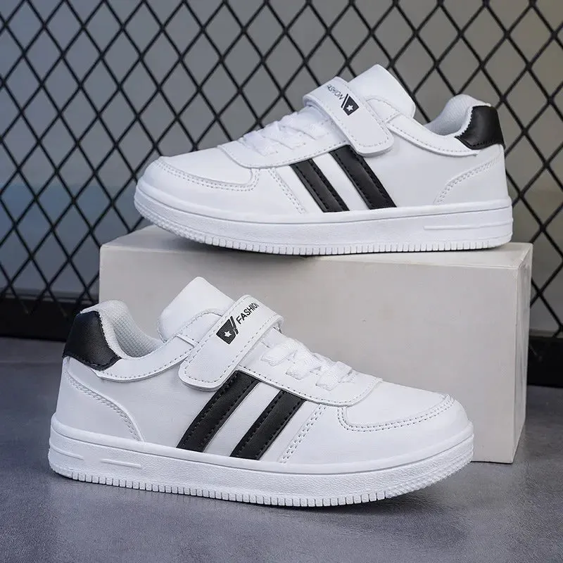 Boys White Mesh Sneakers - Stylish & Comfy