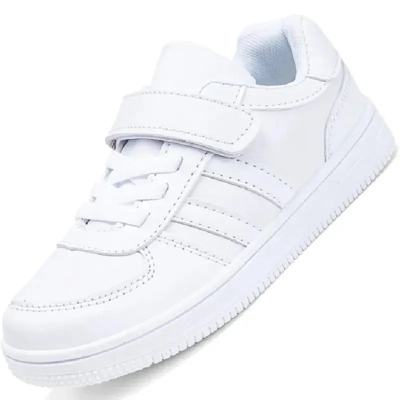 Boys White Mesh Sneakers - Stylish & Comfy