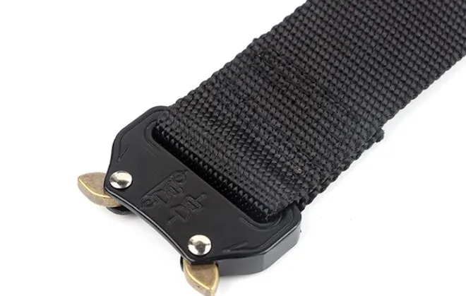 BP257 QR cobra tactical  belt with Heavy-Duty Quick-Release Metal Buckle