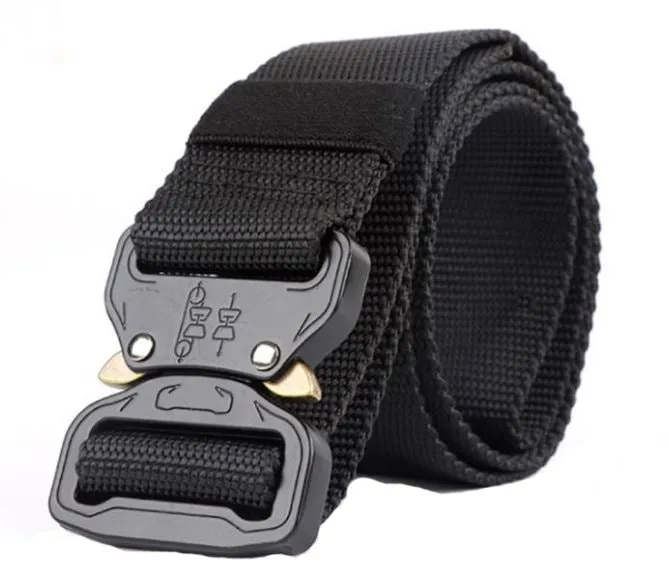 BP257 QR cobra tactical  belt with Heavy-Duty Quick-Release Metal Buckle