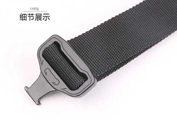 BP257 QR cobra tactical  belt with Heavy-Duty Quick-Release Metal Buckle