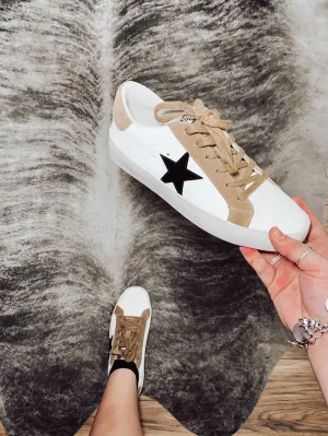 Brady White/Taupe Shoe