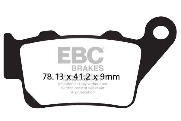 Brakes - FA213HH Fully Sintered - EBC (Rear)