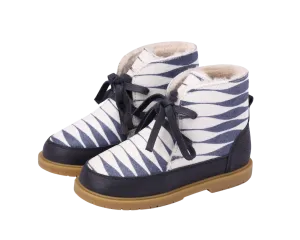 Buddy Exclusive Boots | Blue Striped Cow Hair